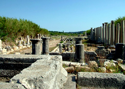 Pamphilia ruins in Perge